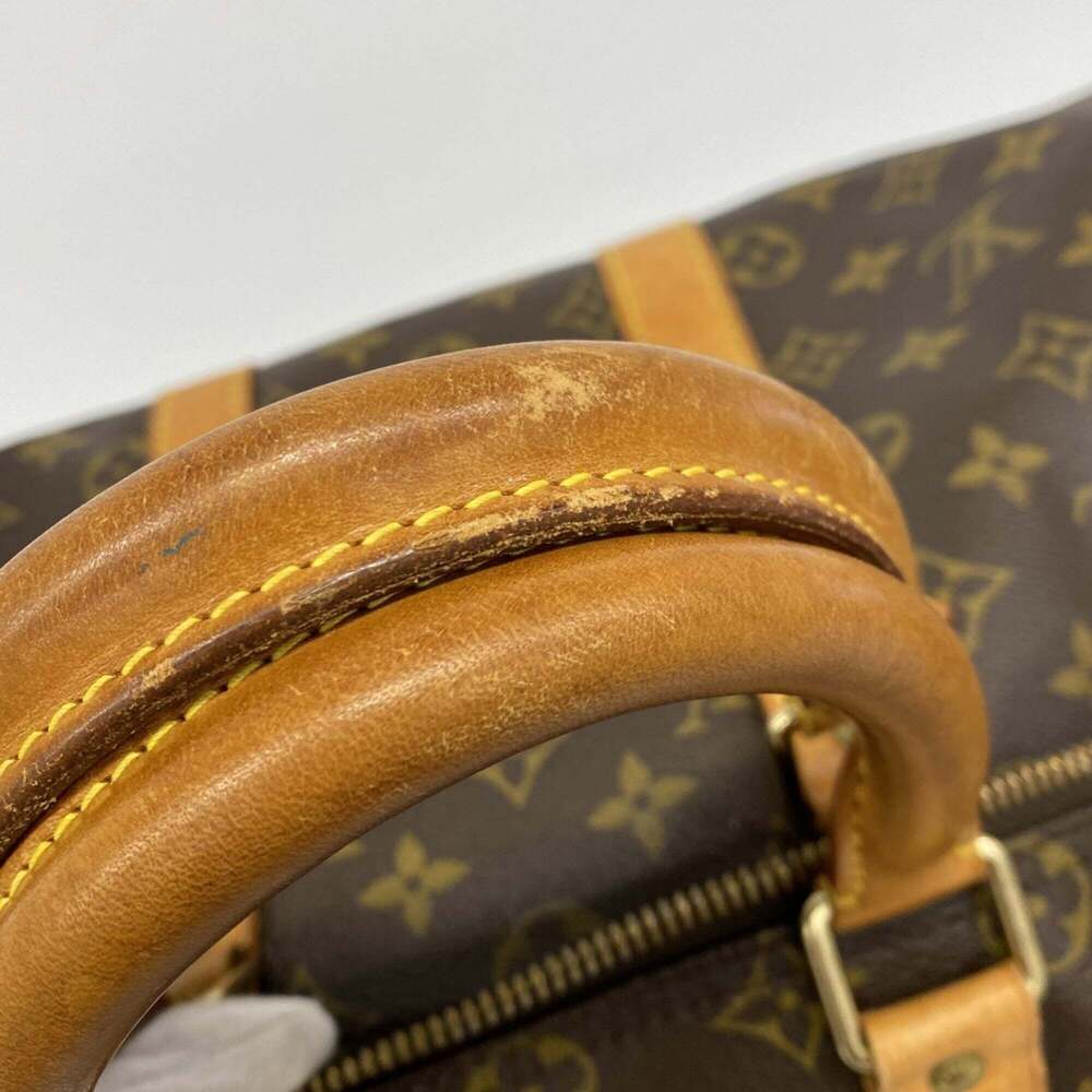 LOUIS VUITTON Brown Monogram Keepall 45 Boston Bag - Picture 8 of 11